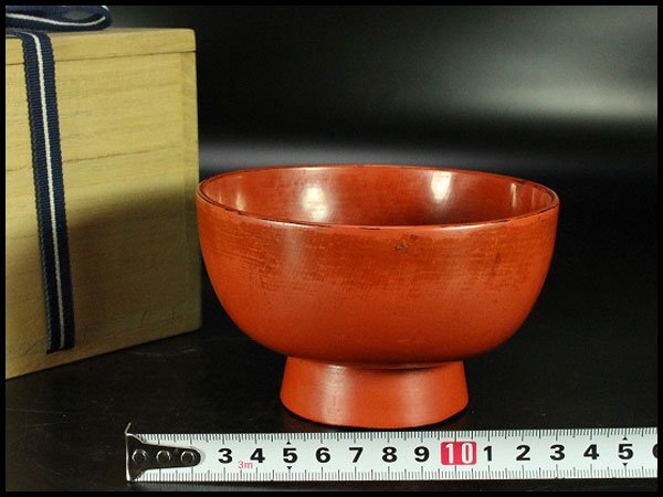 【金閣】仏教美術 時代 根来 椀 旧家蔵出 送料無料(YC384)拍卖