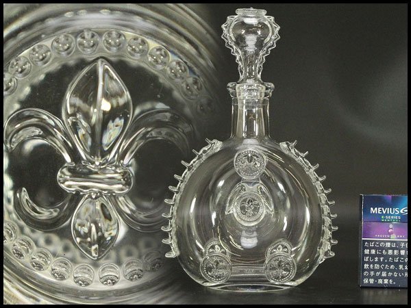 【銀閣】バカラ ウィスキーボトル ルイ13世 空ボトル 旧家蔵出 送料無料(ZE421)拍卖