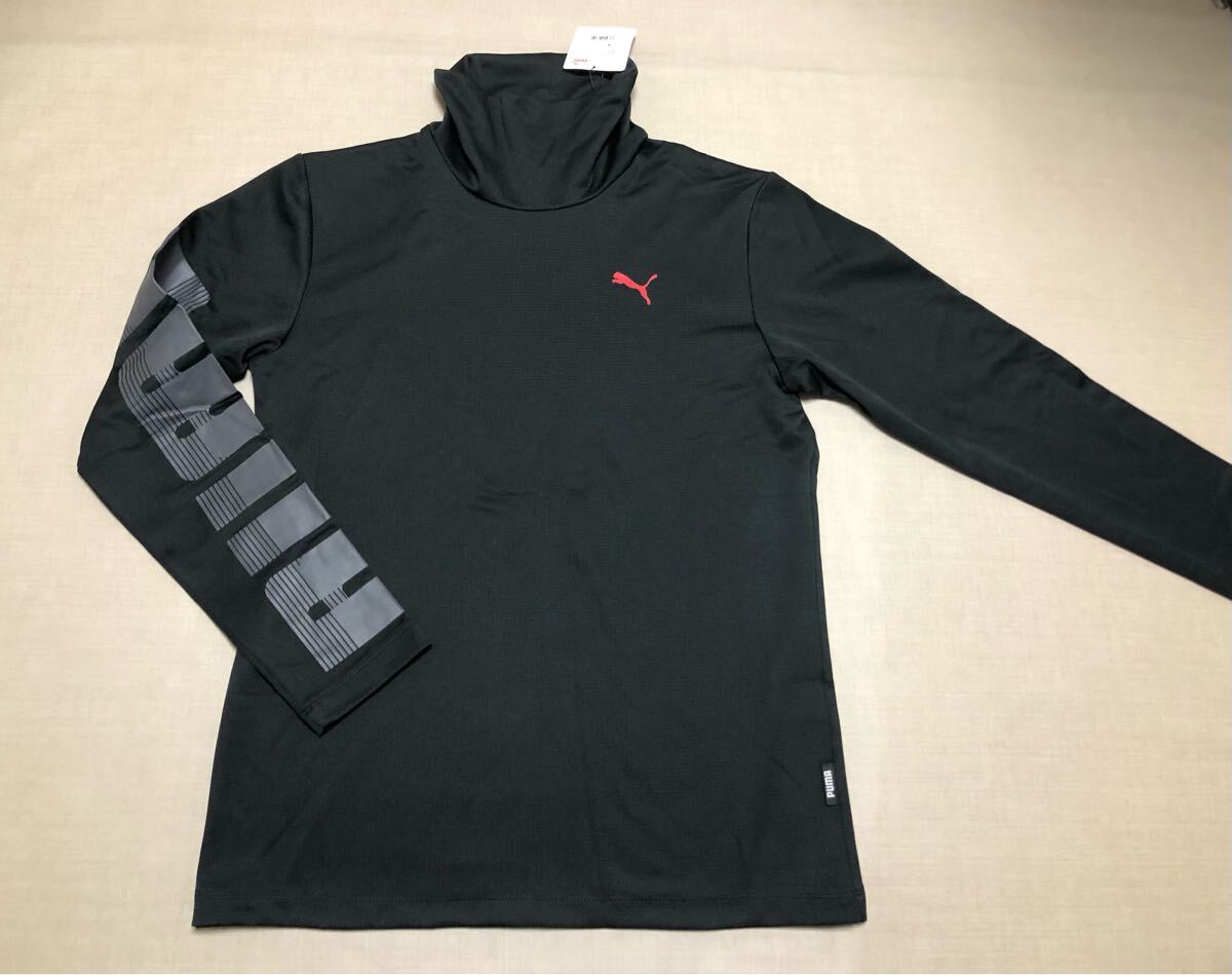送料無料◆新品◆PUMA GOLF タートルネック 長袖シャツ◆(M)◆539371-01◆プーマ ゴルフ拍卖