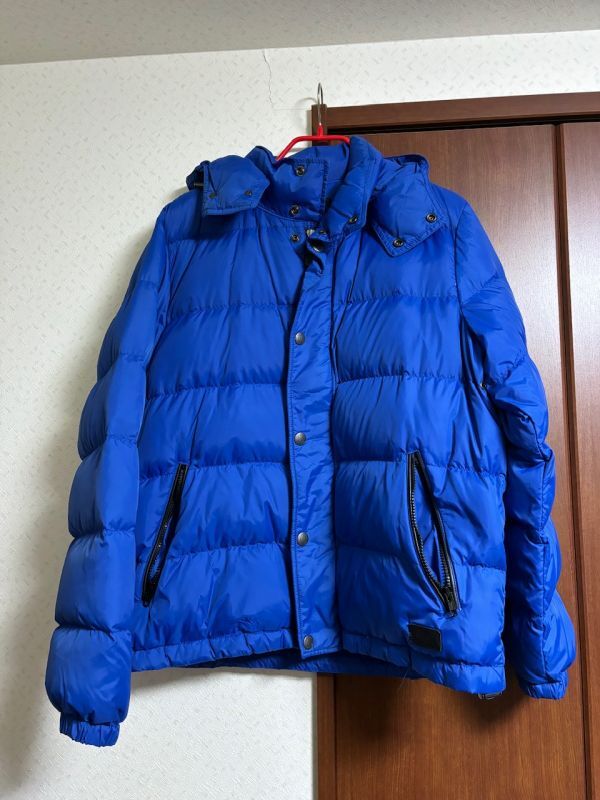 コーチ ダウンジャケット ブルー Mサイズ拍卖