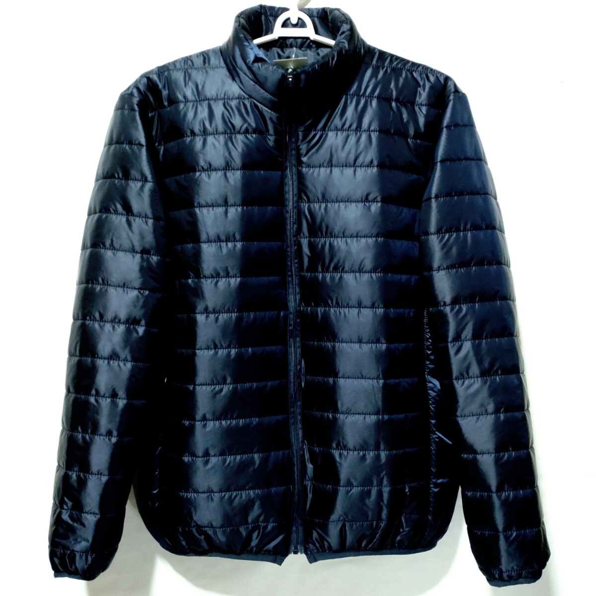 特価/未使用【サイズ=XL(LL)】アメカジ/メンズ/軽量/中綿/パディング/ジャケット/ビッグシルエット胸囲=104~112cm/navy拍卖