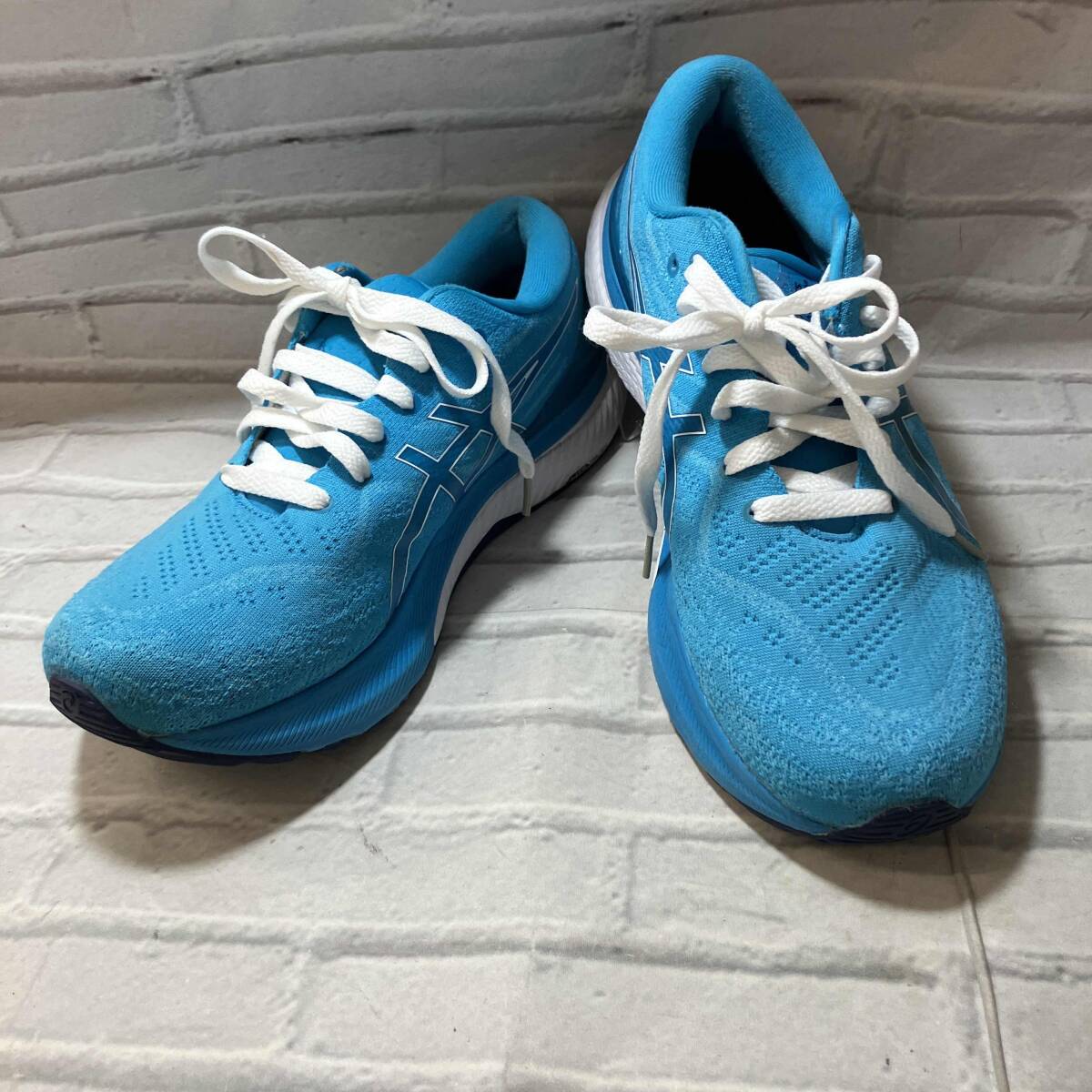 ASICS / アシックス / ランニングシューズ / F580123 / 表記サイズ27.5cm / ライトブルー拍卖