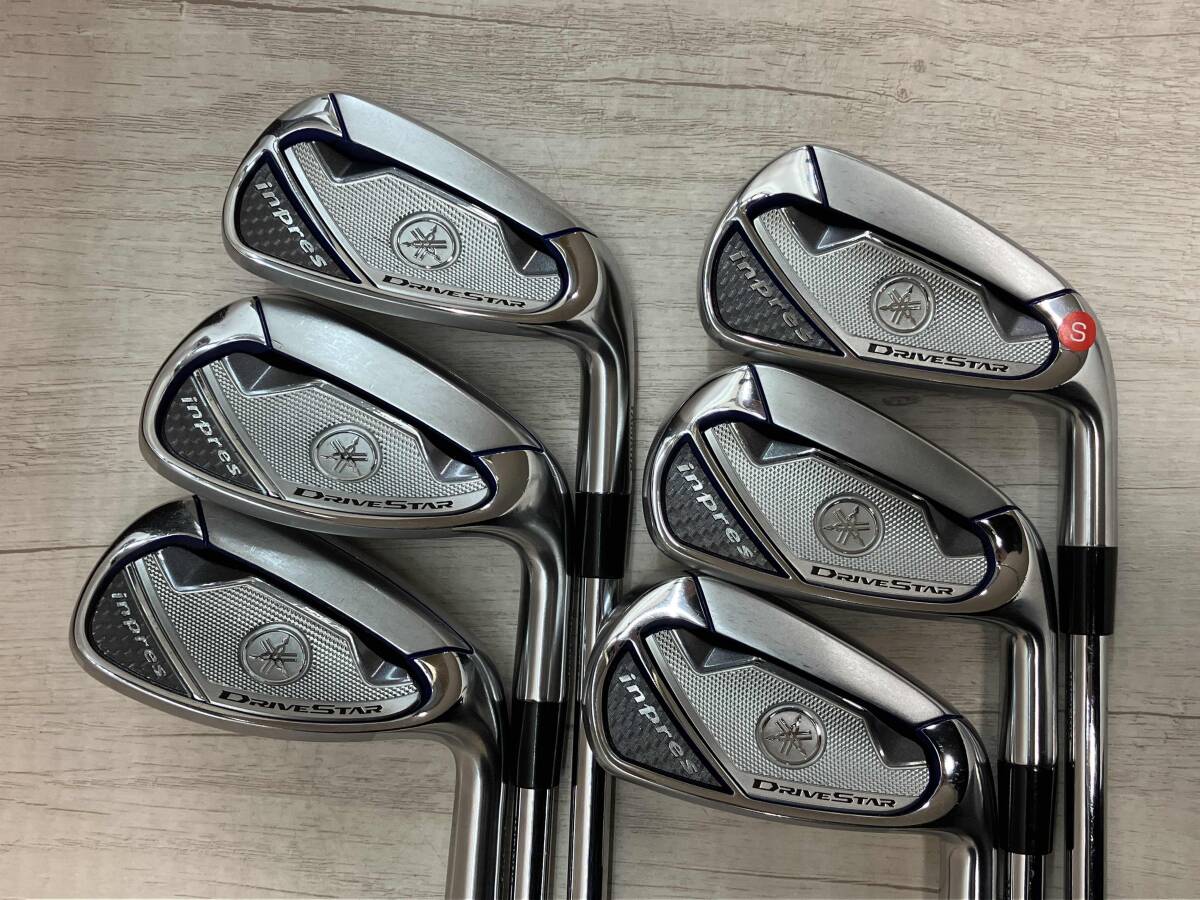 YAMAHA inpres DRIVESTAR 2022 アイアンセット ヤマハ FLEX S 6本セット 7-9.AS.A.P 男性右利き用 ゴルフクラブ 川崎港町店 店舗受取可拍卖