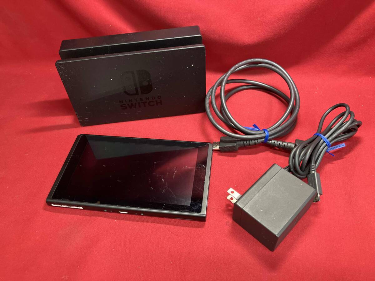 ジャンク 【現状品 初期化済】Nintendo Switch Joy-Con(L)/(R) グレー(HADSKAAAA)(バッテリー拡張モデル)拍卖