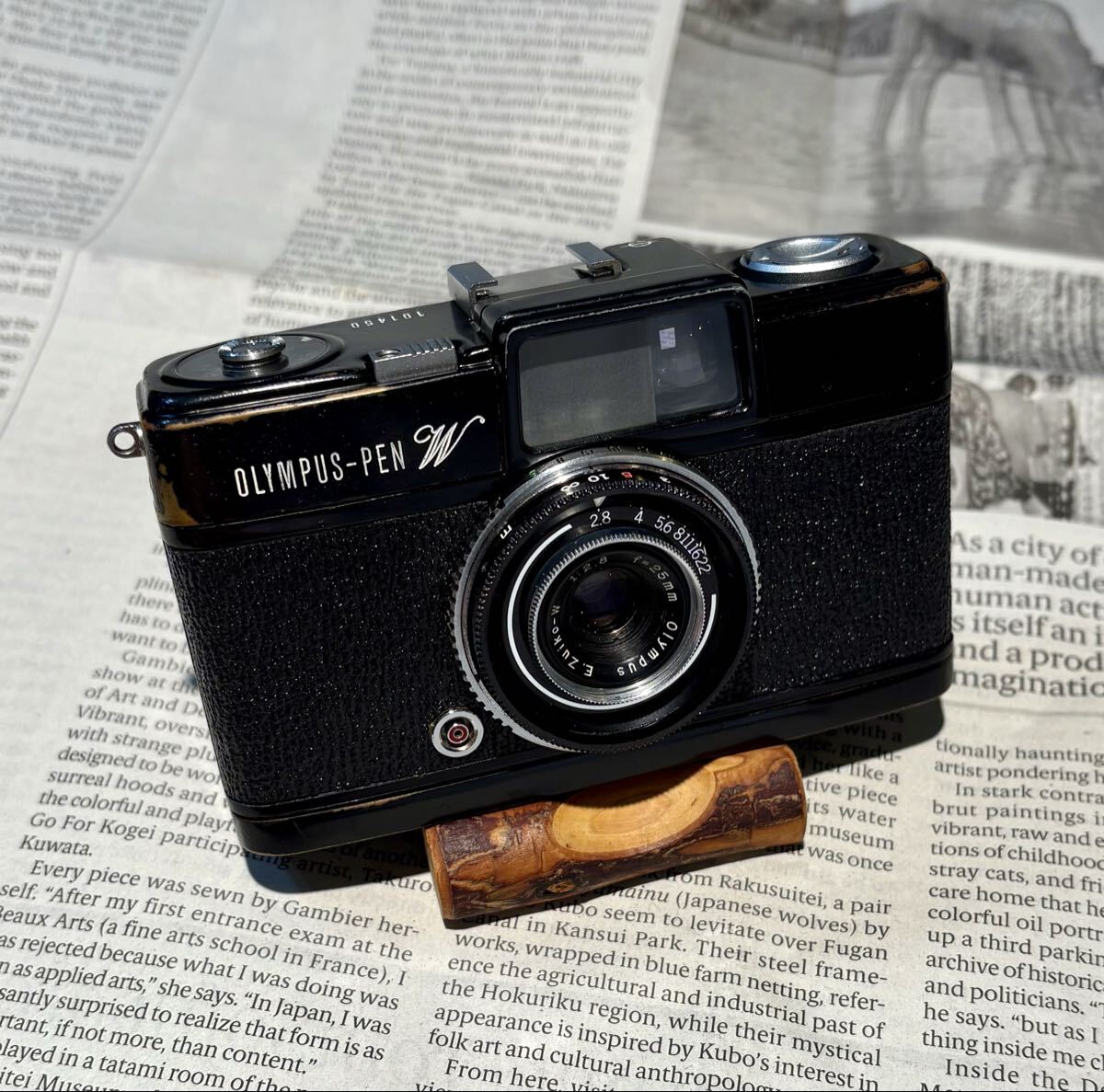 【美品・整備済】OLYMPUS PEN W オリンパス ペン ワイド オーバーホール・モルト交換済 完動品 オリンパスペン 少生産台数の希少機種拍卖