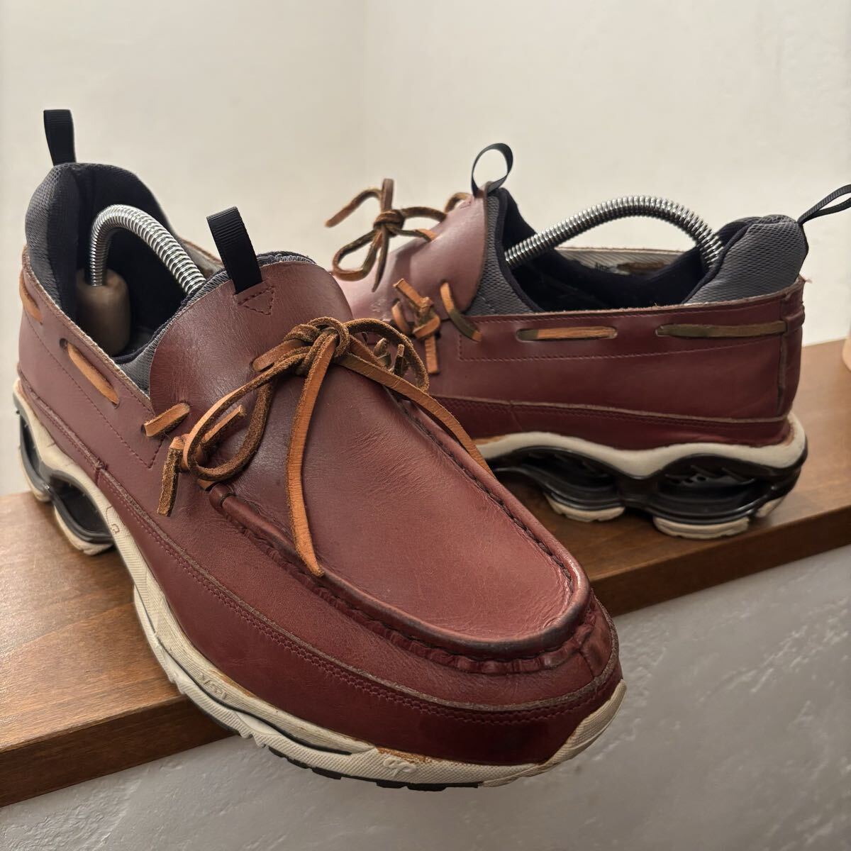 希少品 MIZUNO ミズノ マウンテンリサーチ デッキシューズ ブラウン 26cm拍卖