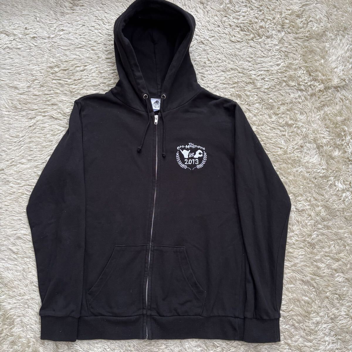 激レア クロマニヨンズ ジップパーカー Mサイズ 2013ツアー ブラック拍卖