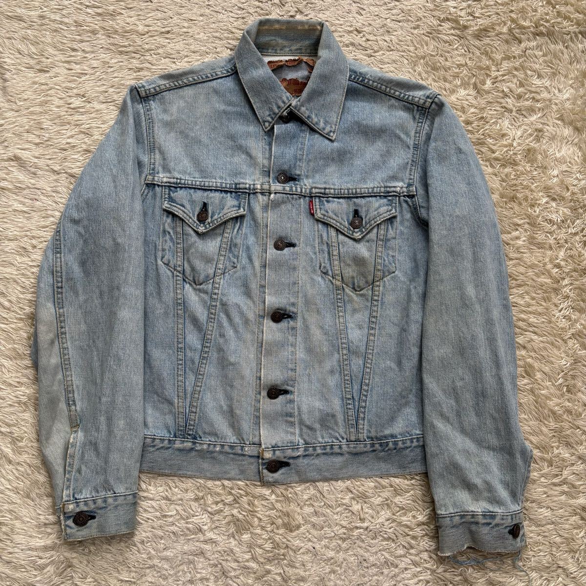 日本製 リーバイス 92年 71557-0214 BIGE復刻 デニム Gジャン拍卖