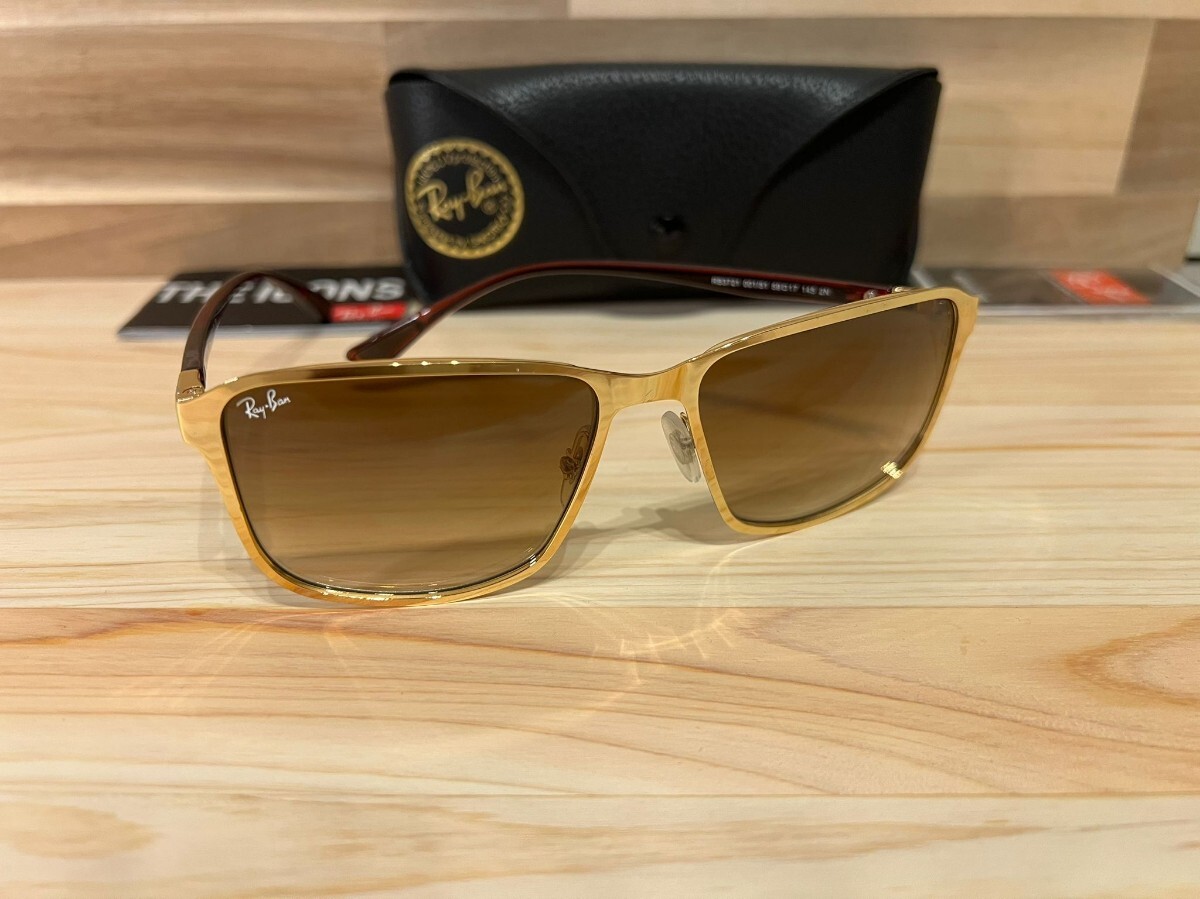 レイバン Ray-Ban サングラス アイウェア グラディエントレンズ ゴールドフレーム拍卖