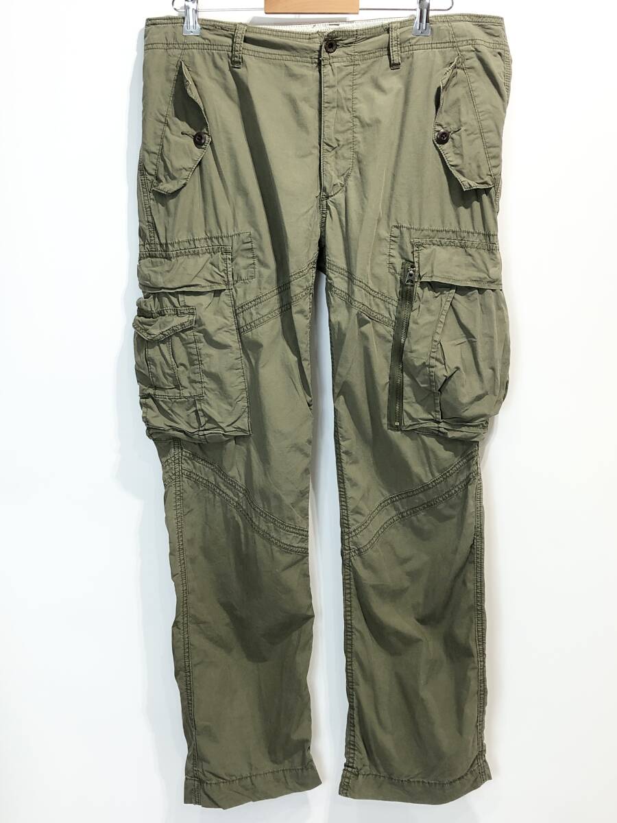 Polo by Ralph Lauren PANT. MANS. CARGO PL-067 カーゴパンツ カーキ ポロバイラルフローレン 古着 ヴィンテージ SIZE:36/34■1128N拍卖