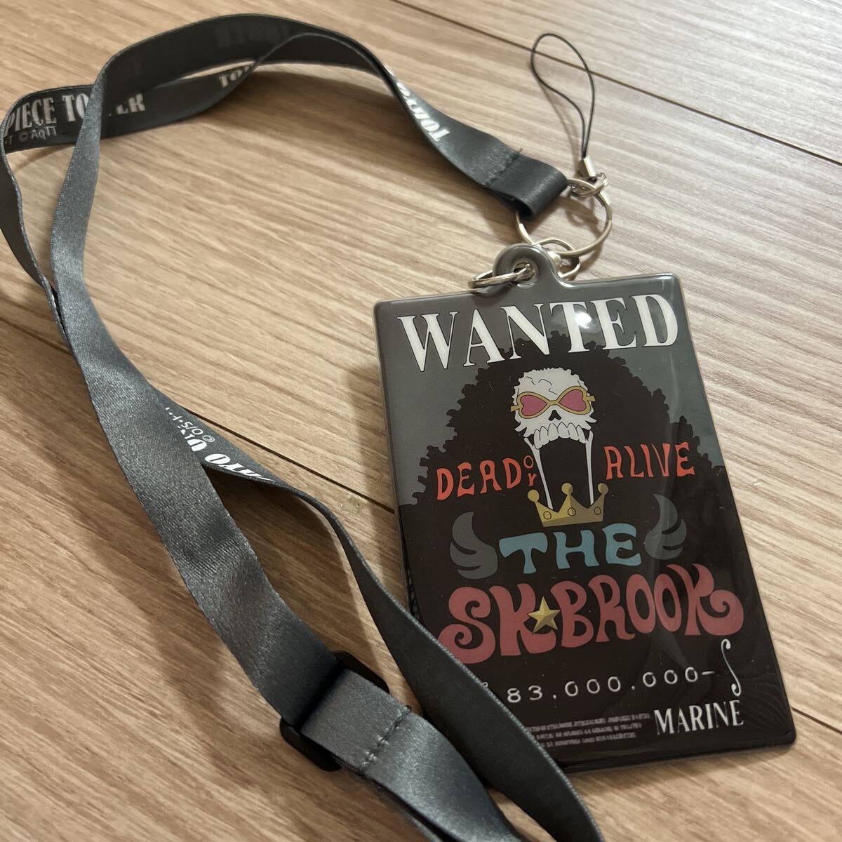 ワンピースタワー 手配書パスケース ブルック拍卖