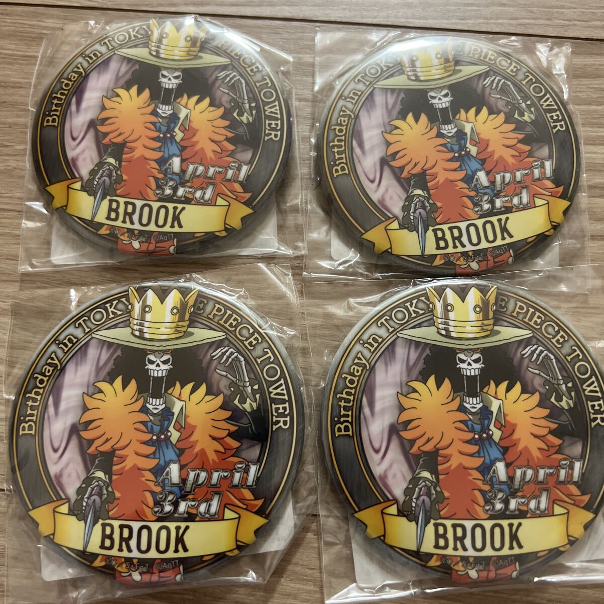 ワンピースタワー バースデー缶バッジ2017 ブルック拍卖