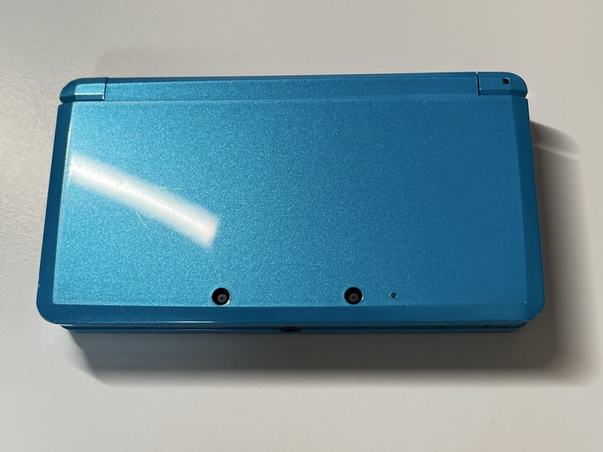 ニンテンドー3DS ライトブルー 液晶ヤケ拍卖