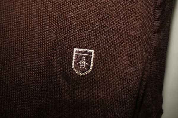 4265**M:マンシング、こげ茶系、綿ウール系、ベスト、良品拍卖