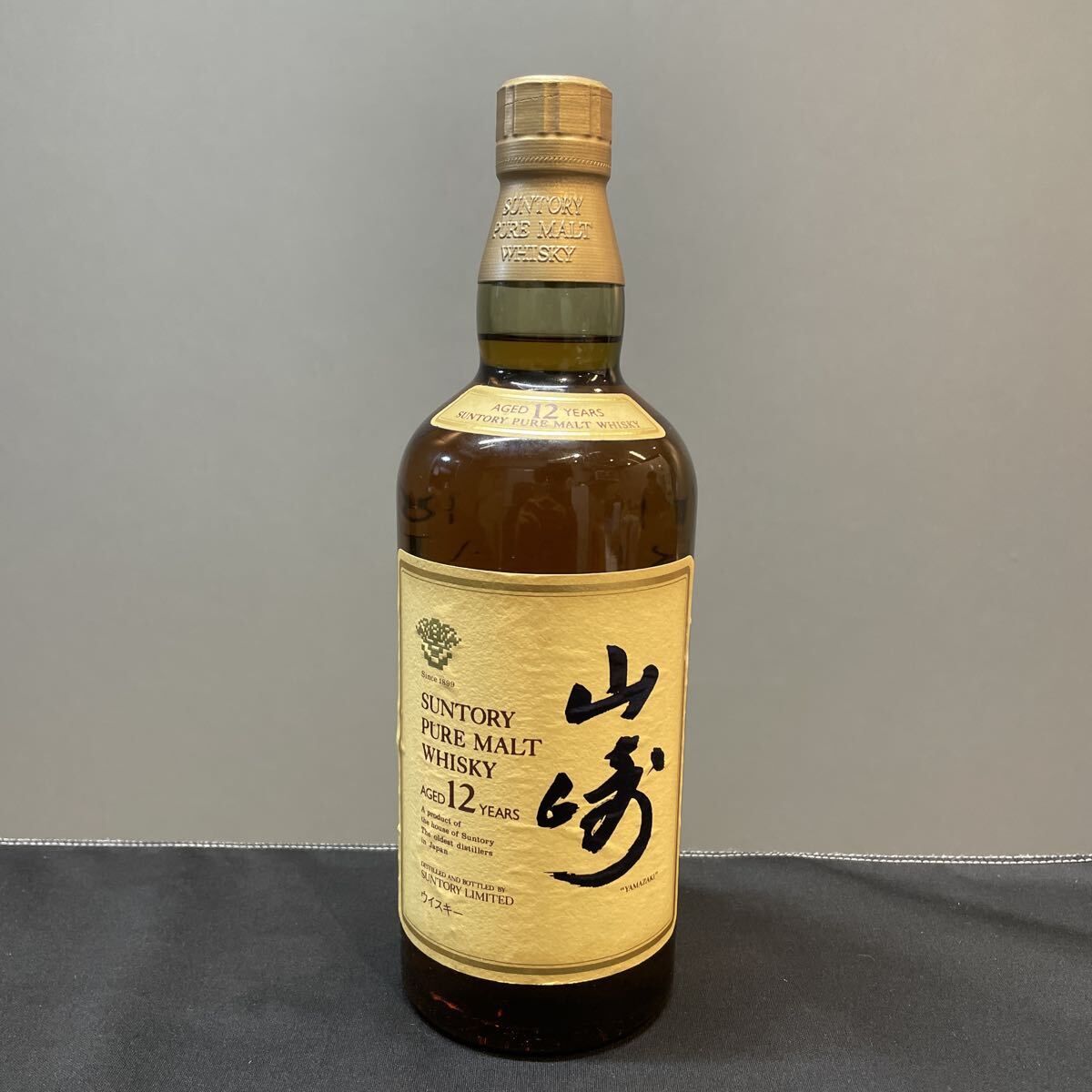 (a) 山崎〈サントリーピュアモルトウイスキー12年〉 未開封 SUNTORY ウイスキー 日本 YAMAZAKI 12年 拍卖