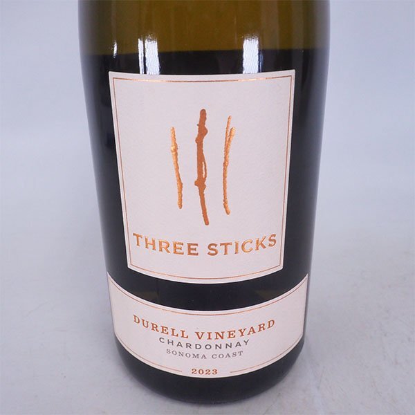 ワイン スリー スティックス デュレル ヴィンヤード シャルドネ 2023年 白 750ml 13.7% カリフォルニア Three Sticks K300769拍卖