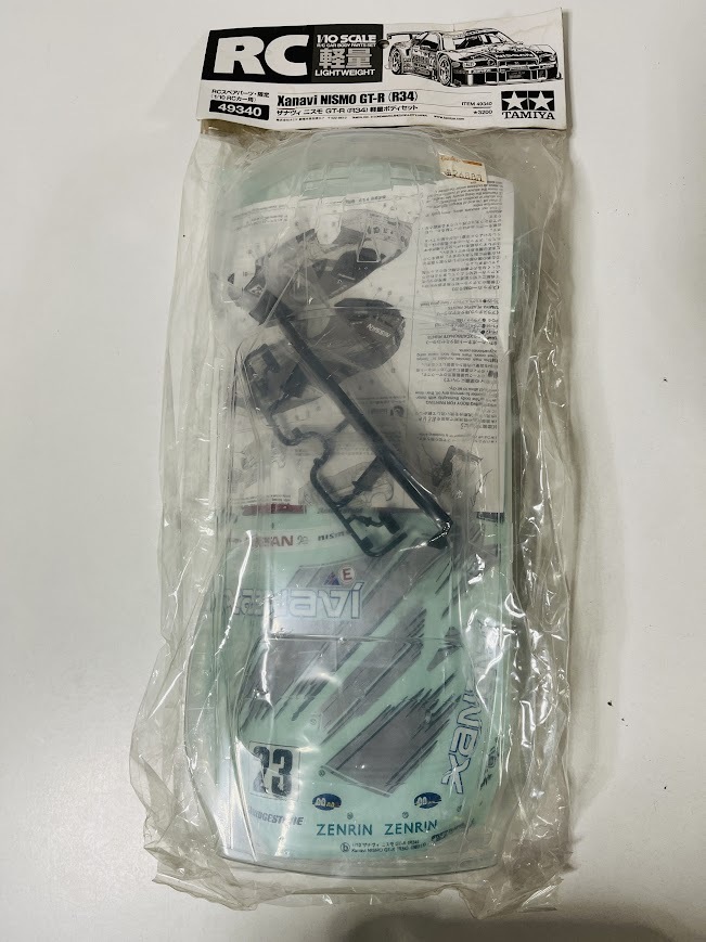 ★TAMIYA★ タミヤ ザナヴィ ニスモ GT-R(R34) 軽量ボディセット RCスペアパーツ・限定 1/10 未開封拍卖