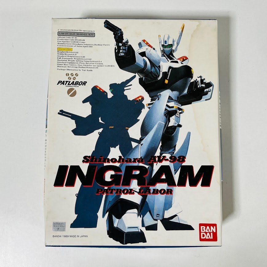 ★機動警察パトレイバー★ AV-98 INGRAM 98式AVイングラム 1/60 バンダイ 未組立拍卖