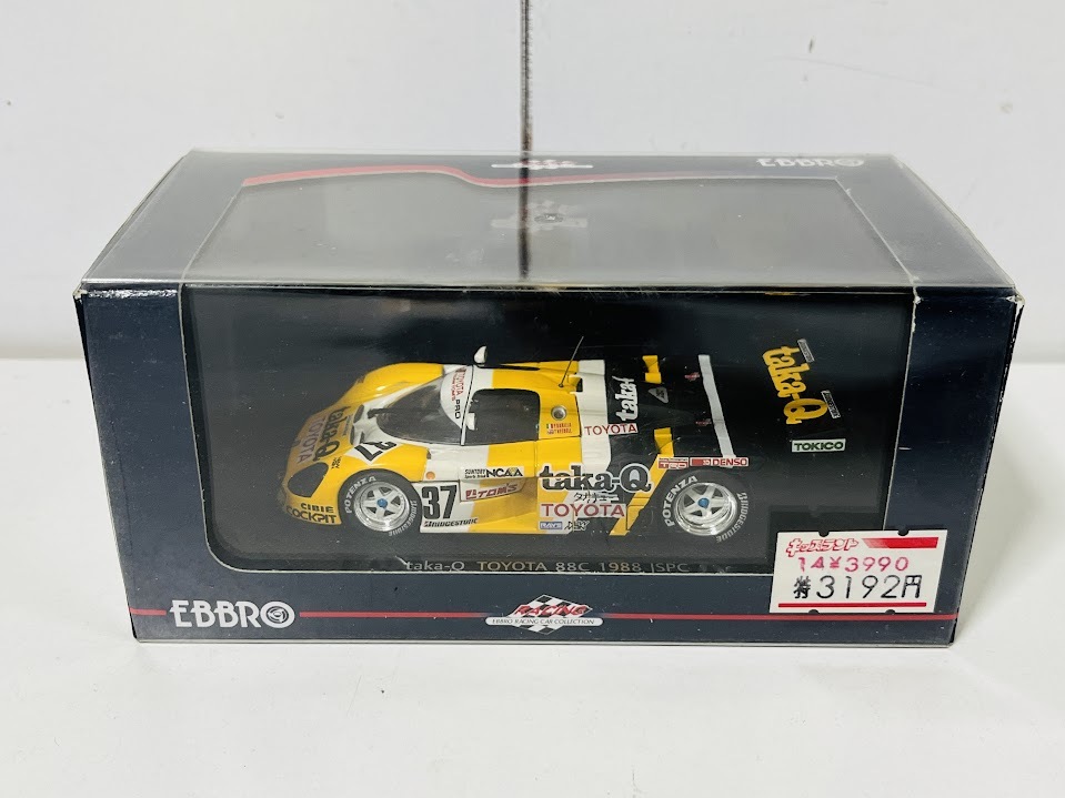 ★EBBRO★ エブロ TAKA-Q TOYOTA 88C 1988 JSPC レーシングカー 1/43スケール 未使用拍卖