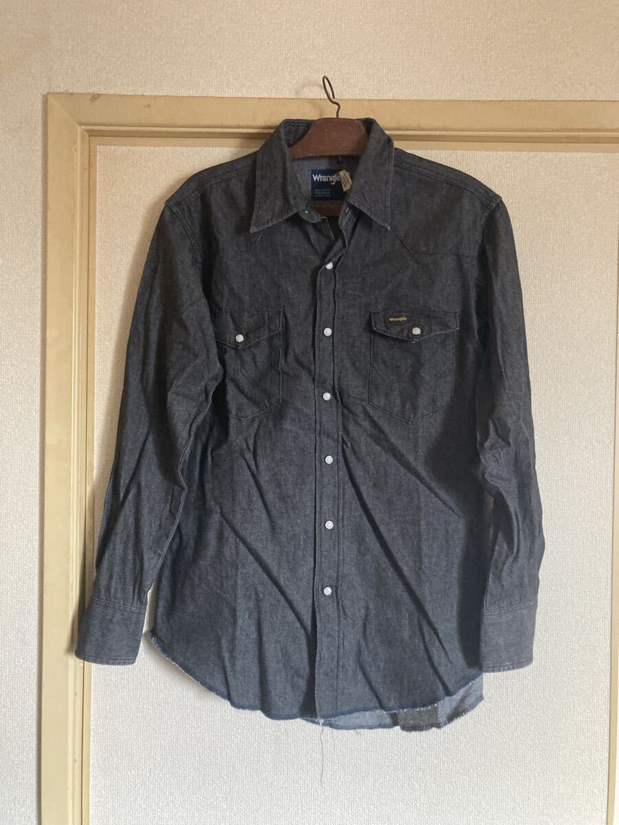 Wrangler USA製 ブラックデニム拍卖