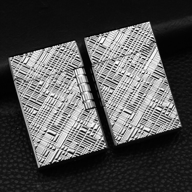 快音 両面 フロレンタイン ガスライター シルバー フリント サイドローラー拍卖