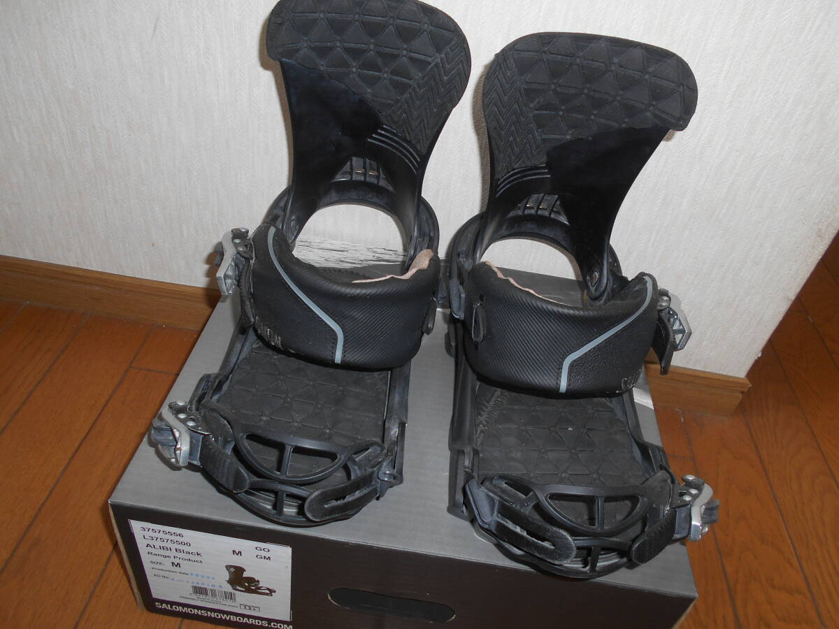 SALOMON ALIBI サロモン アリバイ サイズM ブラック ビンディング バインディング拍卖