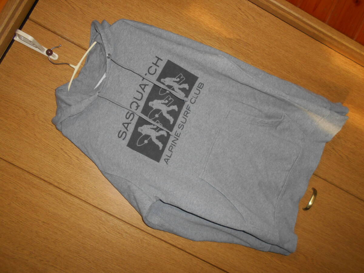 AIRBLASTER エアブラスター サスカッチパーカー Mサイズ グレー拍卖