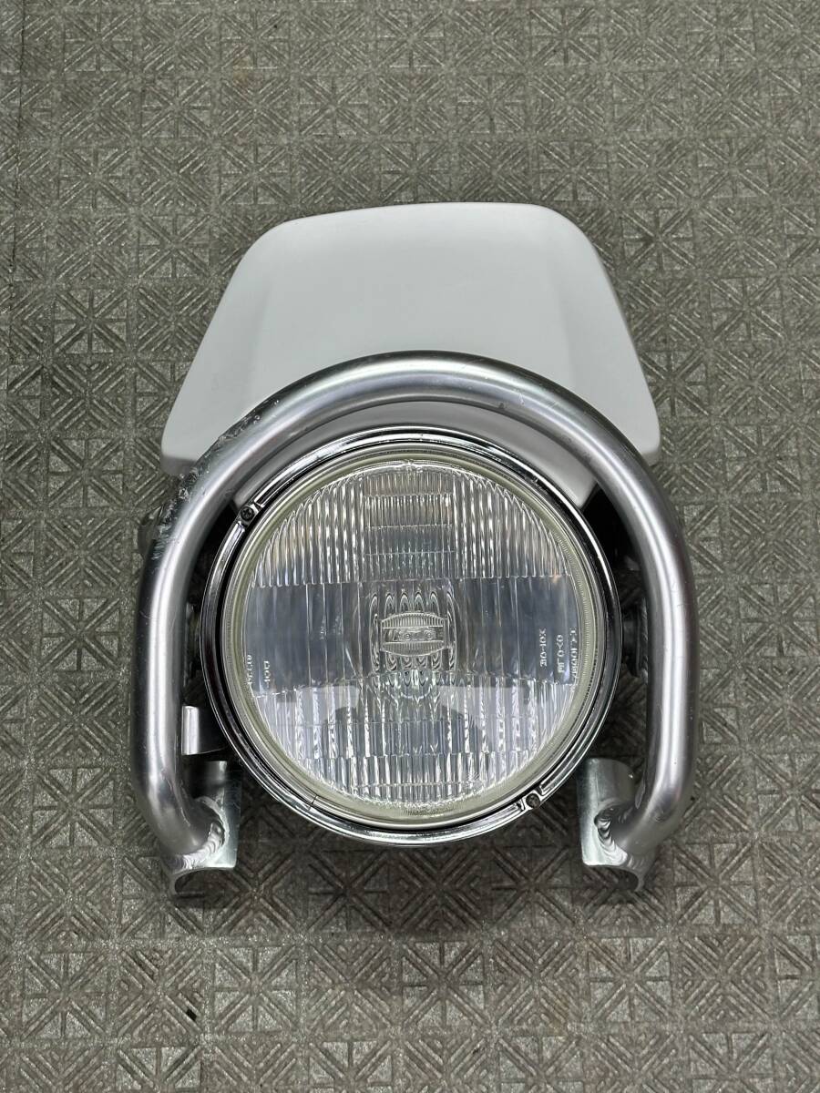 YAMAHA純正TT250Rレイド用ヘッドライトAssy 中古品 取付小物付き 拍卖