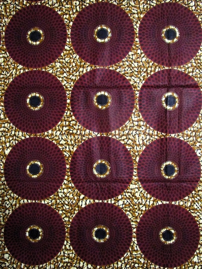 ④Qアフリカンプリント*パーニュ*キテンゲ*アフリカンバティック拍卖