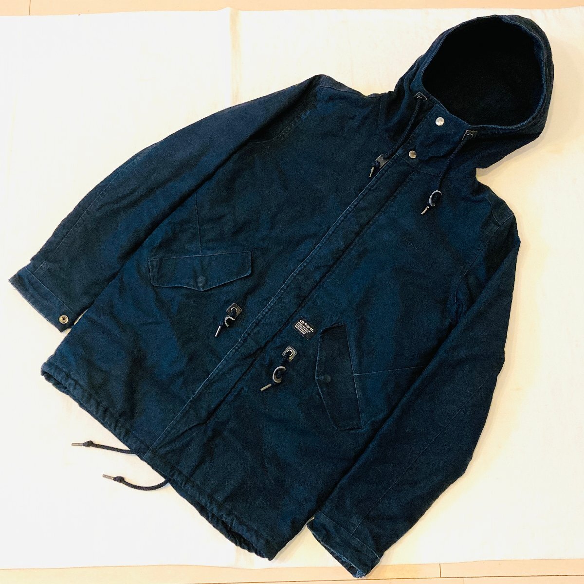 Carhartt カーハート wip CLASH PARKA パーカー フーディー カバーオール ジャケット コート ブラック S(大きめ)拍卖