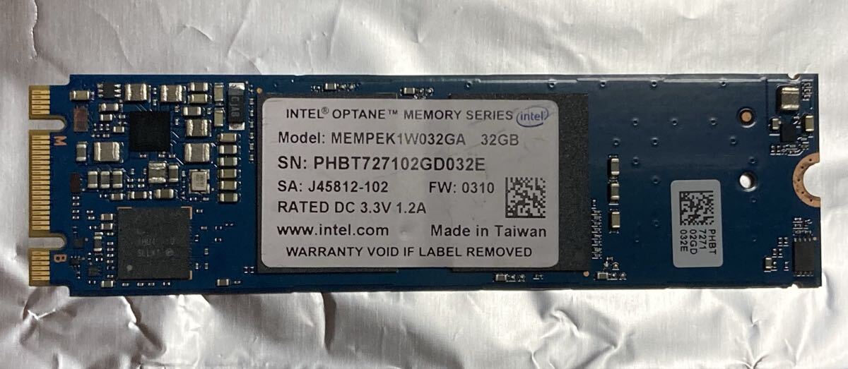 インテル optane memory MEMPEK1W032GA 拍卖