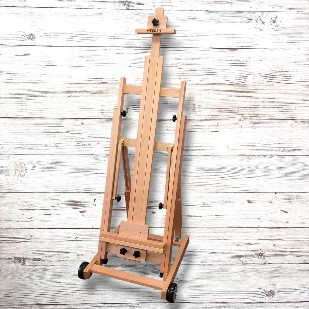 美品 MEEDEN 移動式木製イーゼル拍卖