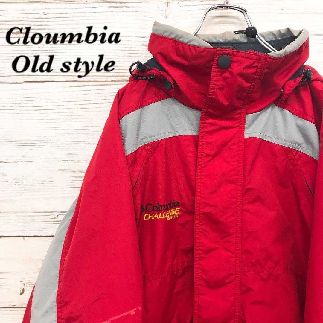 《希少》Colombia コロンビア☆ナイロンジャケット M レッド NJ159拍卖