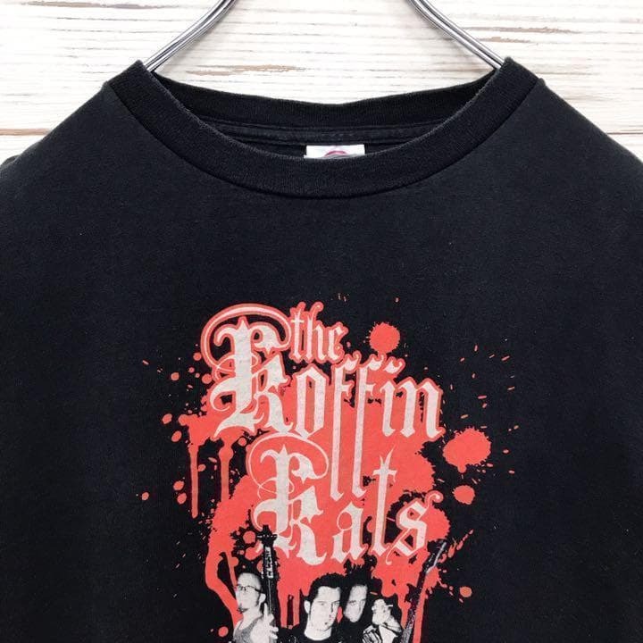 《希少》DELTA PRO WEIGHT☆Tシャツ M デカロゴ 黒色 T151拍卖