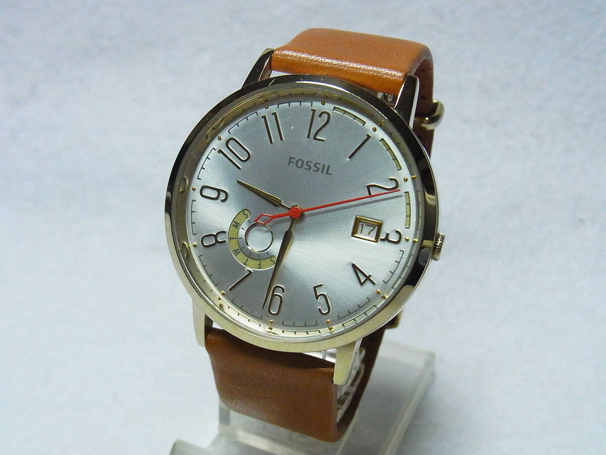 【中古品/稼働品】 フォッシル FOSSIL ES3750 デイト クォーツ拍卖