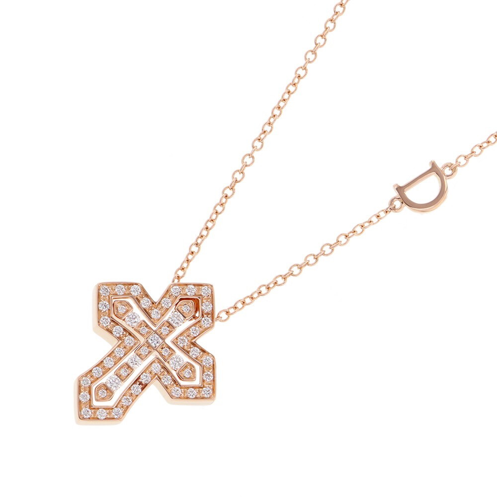 ダミアーニ ネックレス ベル エポック クラウン S ダイヤモンド 計0.28ct K18PGピンクゴールド 20089079 DAMIANI ペンダント 【安心保証】拍卖