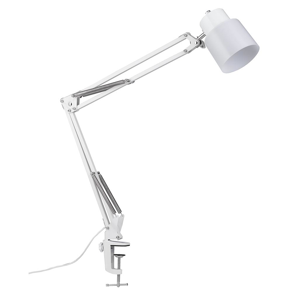 B75 新品 YAZAWA ヤザワ LED クランプ式アームライト 便利なLED電球付き 挟むだけでどんな場所も取付可能 9W 昼光色 ホワイト CCLE09D14WH拍卖