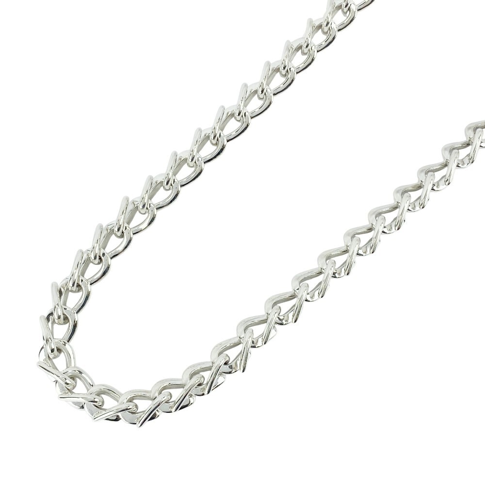 ■新同■磨き済■ ティファニー フォージ ラージ リンク ネックレス アクセサリー シルバー SV925 243.9g 【450044】11拍卖