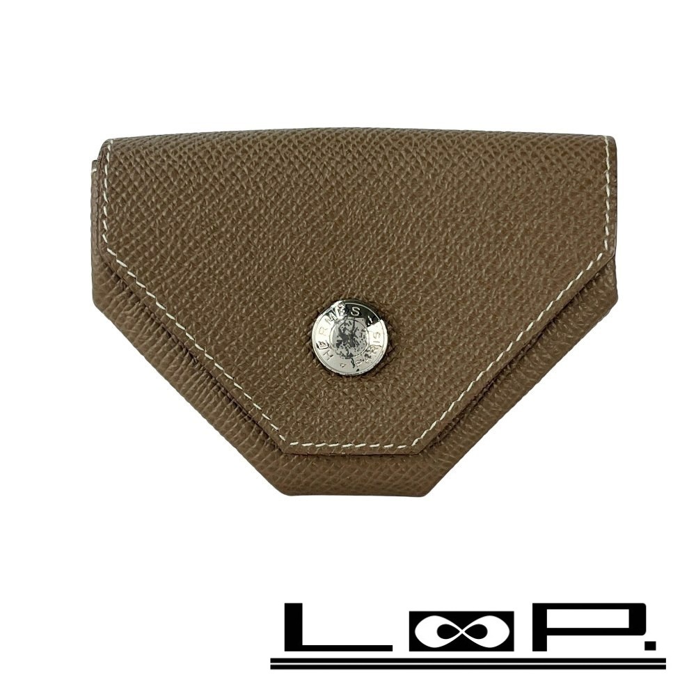 ■中古■ エルメス ルヴァンキャトル コインケース 小銭入れ エプソン エトゥープ X刻 【480249】10拍卖