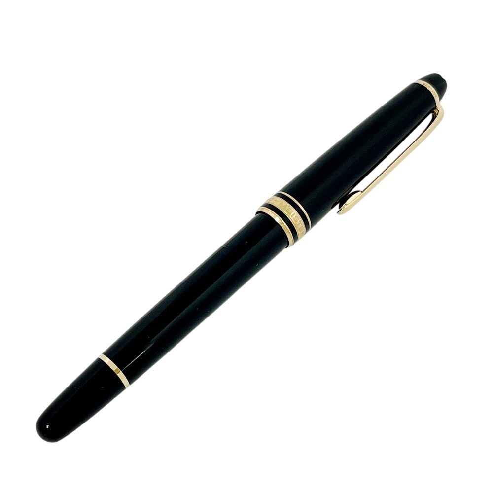 ■1円~■中古■ モンブラン マイスターシュテック 万年筆 筆記用具 ペン先 14K ブラック ゴールド 箱 1スタ 【469855】13拍卖