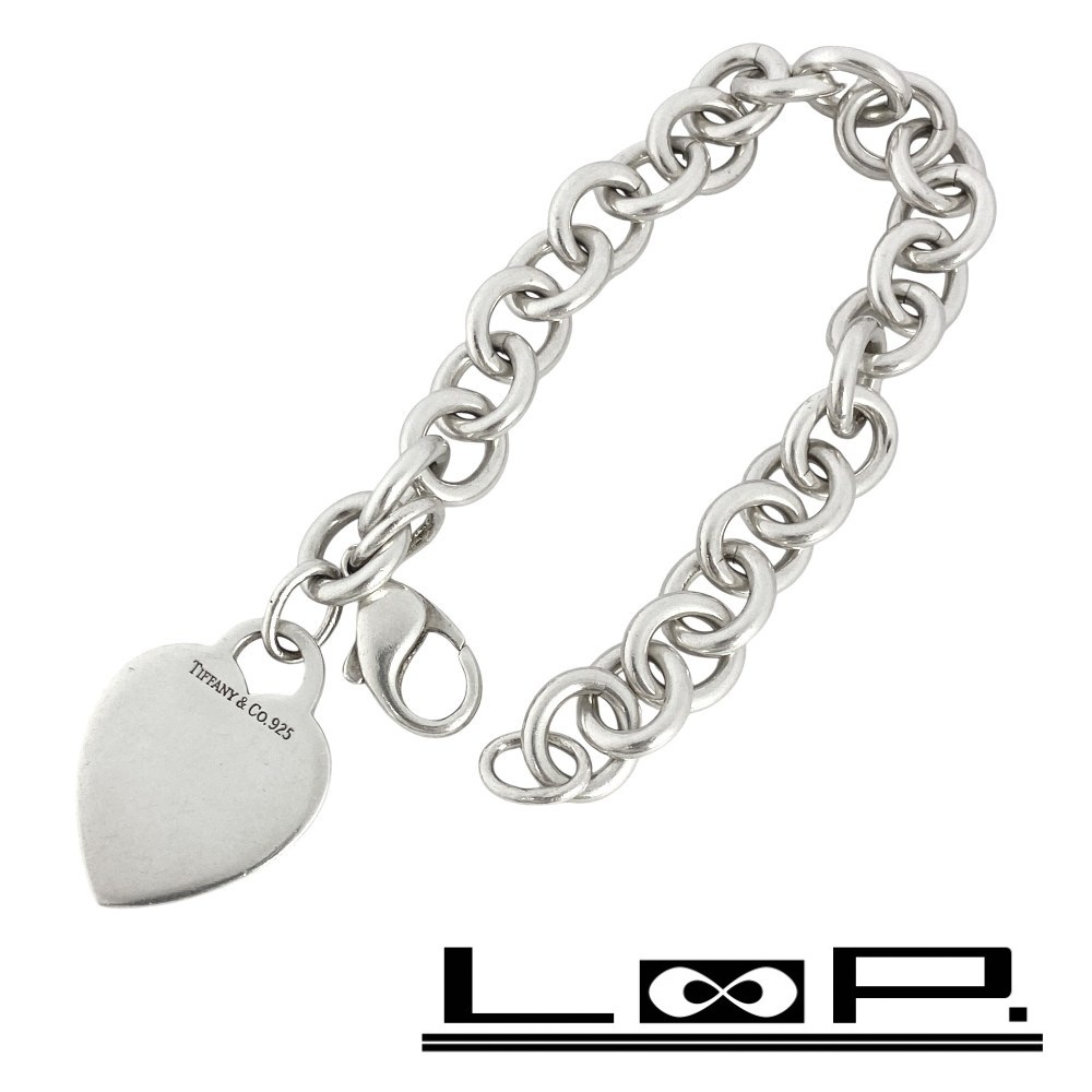 ■美品■ ティファニー リターントゥハート ブレスレット アクセサリー シルバー SV 925 【478222】10拍卖