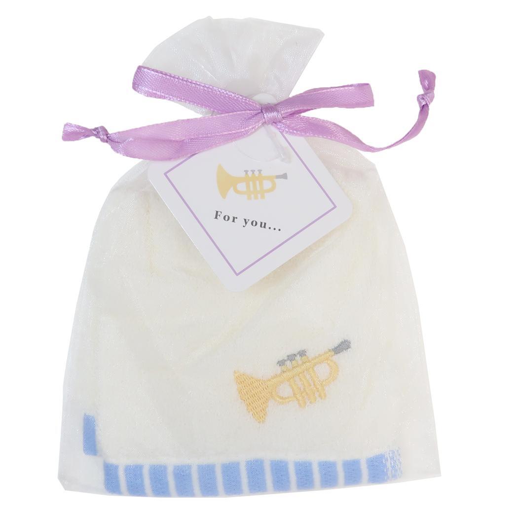 部活シリーズ ハンドタオル プチタオル IN 巾着 吹奏楽 トランペット カミオジャパン ギフト プレゼント 学生 運動部 グッズ拍卖