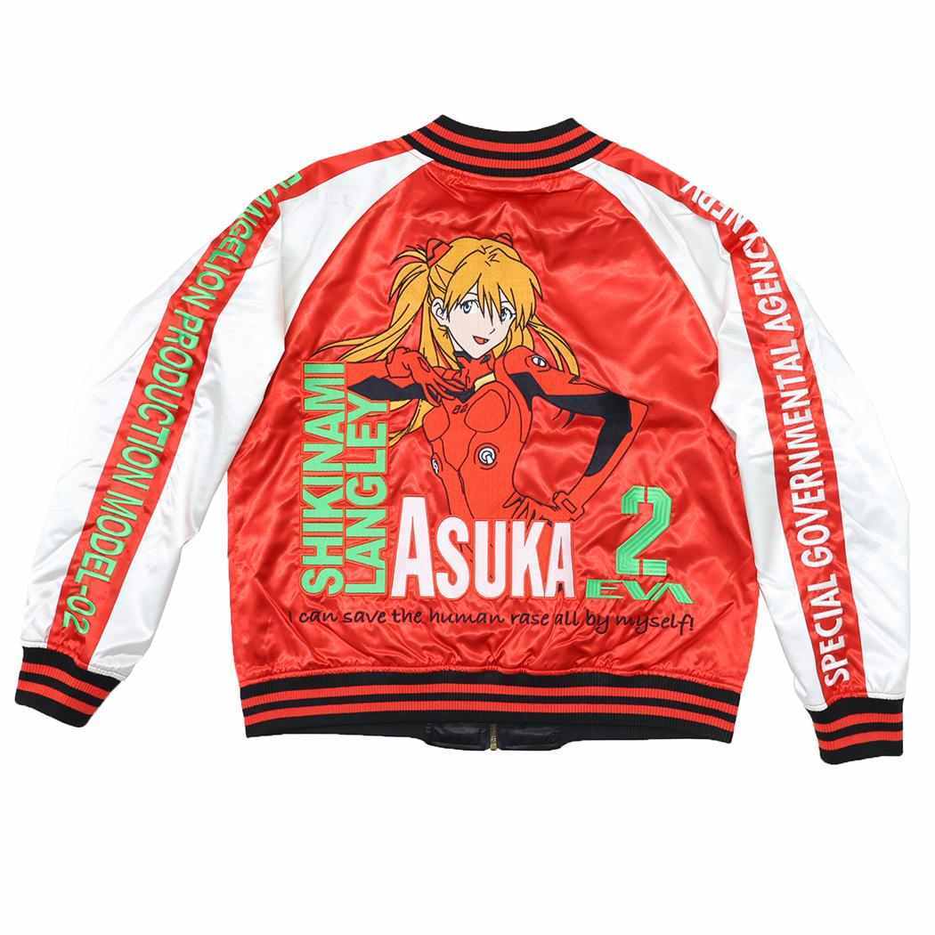 エヴァンゲリオン アウター スカジャン L 式波 アスカ ラングレー 丸眞 メンズ レディース ユニセックス オーバーサイズ キャ拍卖