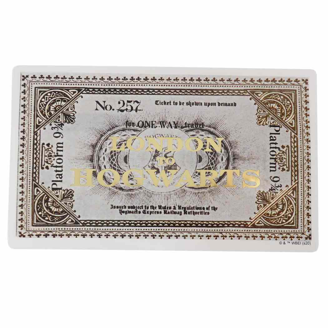 ハリーポッター 映画キャラクター 箔押し ステッカー ビッグ シール ホグワーツ特急チケット プレゼント 男の子 女の子 ギフト拍卖