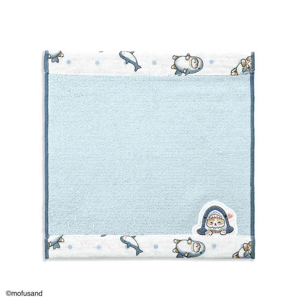 mofusand モフサンド ミニタオル ガーゼパイルフルフィーコットンタオルハンカチ サメにゃん タオル美術館 プレゼント かわ拍卖