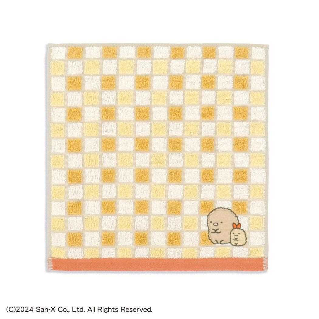 すみっコぐらし ハンドタオル フルフィーコットン ミニタオル すみっコとみにっコ オレンジ サンエックス タオル美術館 プレゼント拍卖