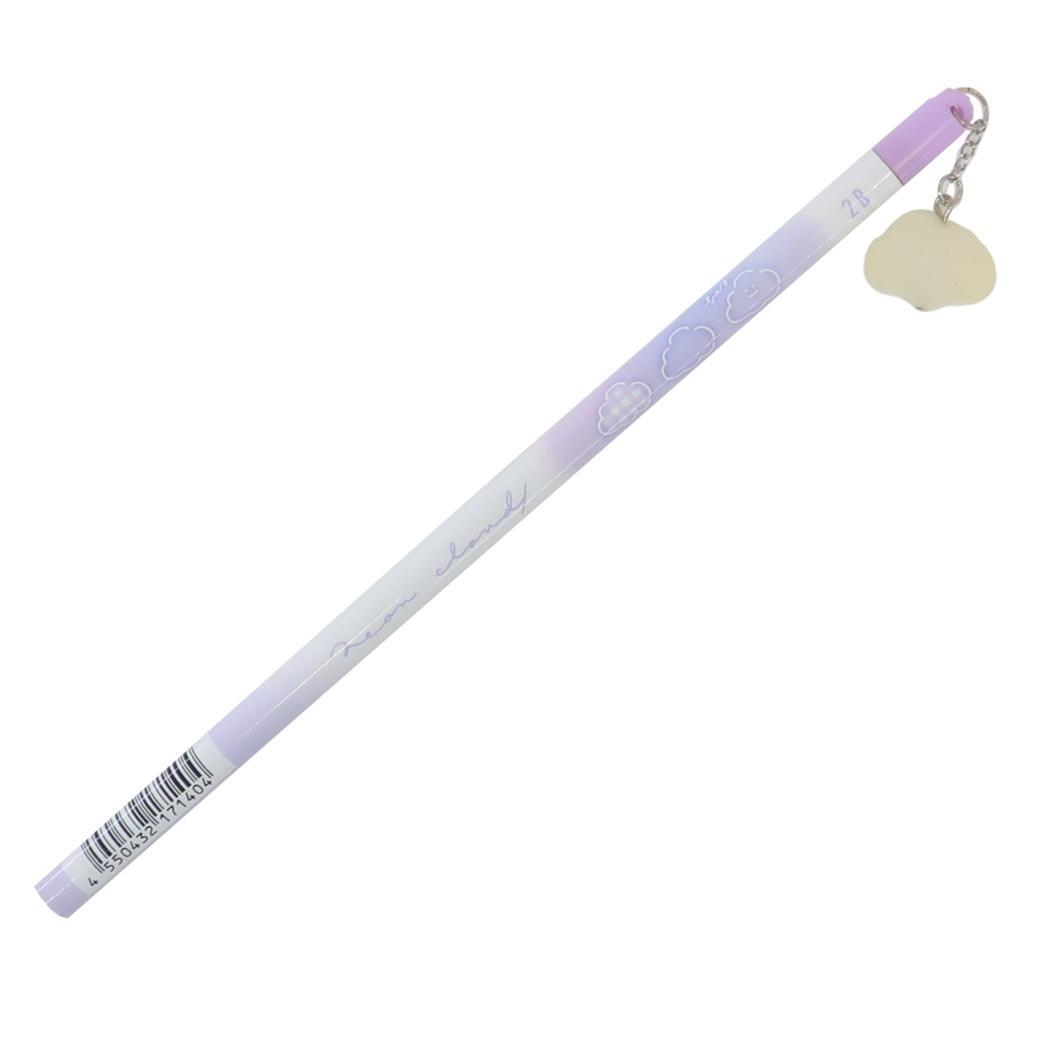 フロッキーチャーム付きえんぴつ 2B CHILL CLOUD 鉛筆 カミオジャパン NEON CLOUD 新入学拍卖