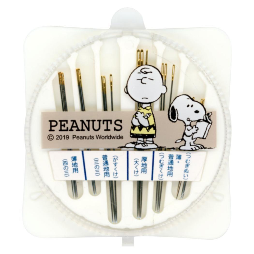 スヌーピー 手芸用品 ニードルセット コンパクト ピーナッツ ミササ 縫い針 針 手縫い針 キャラクター グッズ拍卖
