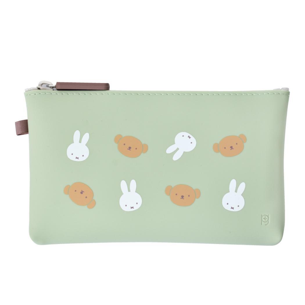 ミッフィー コスメポーチ NUU ヌウ グリーン ディックブルーナ ピージーデザイン シリコンポーチ 小物入れ 絵本キャラクター拍卖