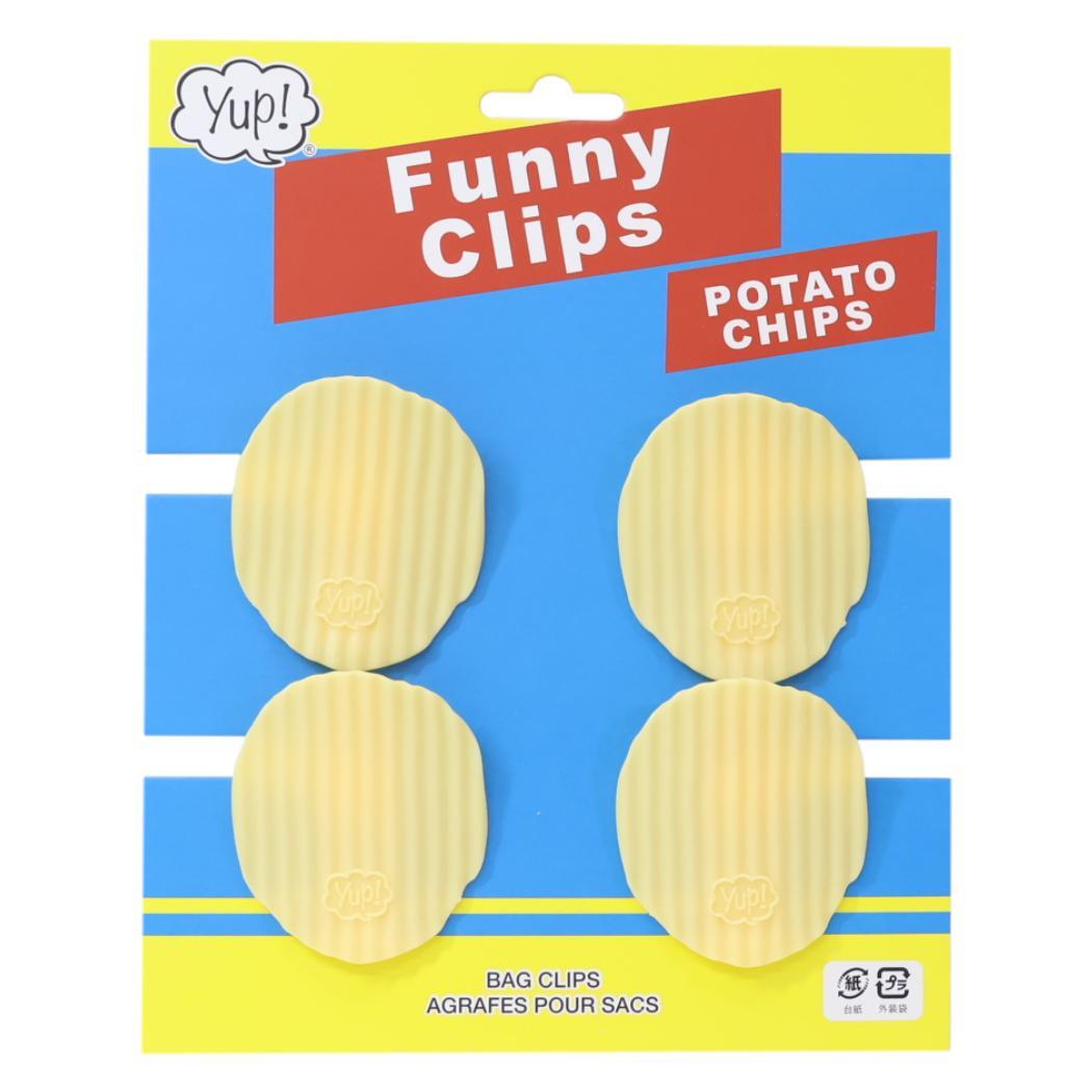 ヤップ クリップ ポテトチップスクリップ 4個セット 丸眞 事務用品 おもしろ雑貨 グッズ拍卖